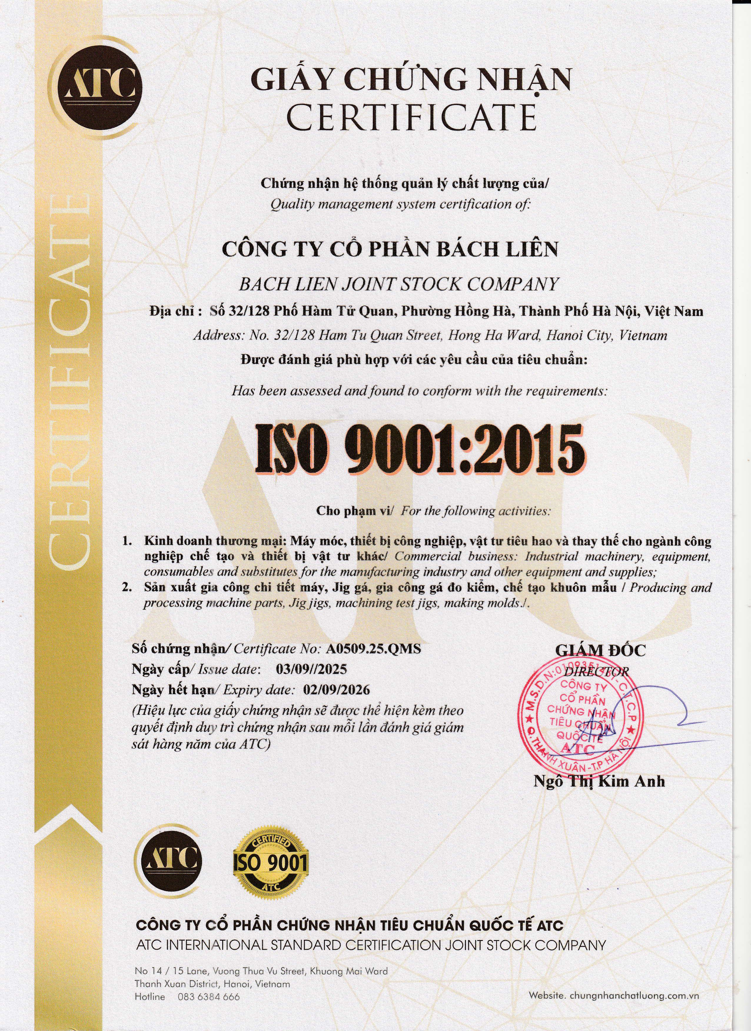 ISO 9001:2015